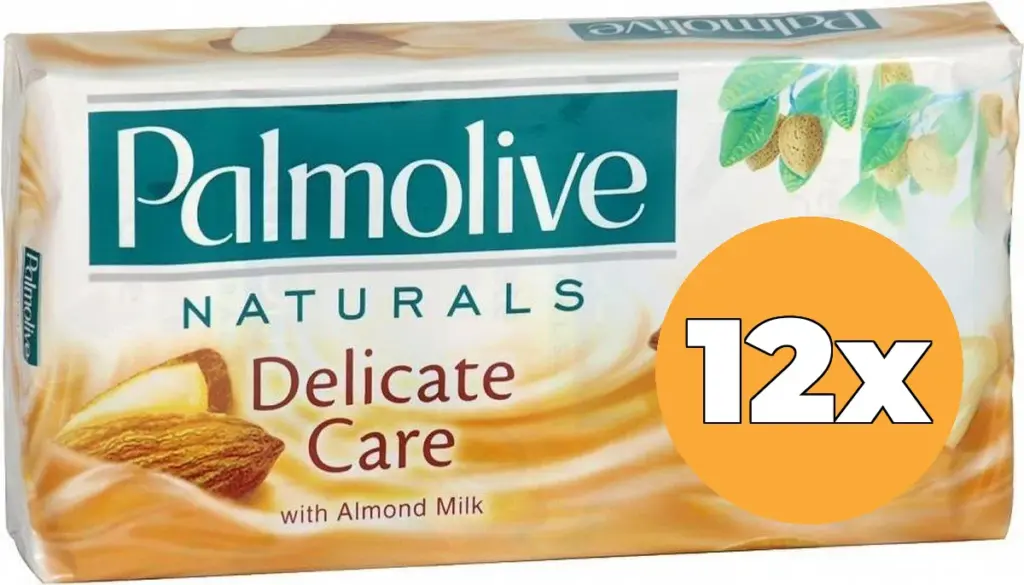 12x Palmolive Zeep Naturals Amandel (12 x 3x90 gr)