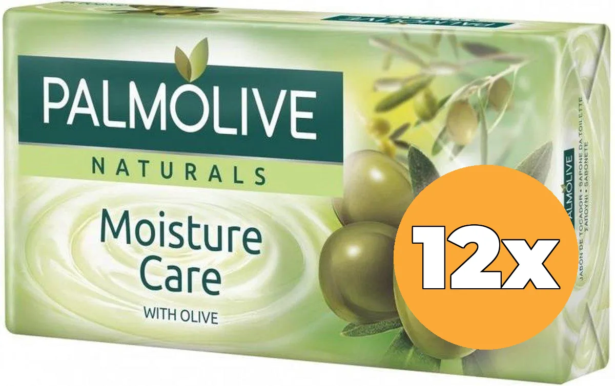 12x Palmolive Zeep Naturals Olijf (12 x (3 x 90 gr))
