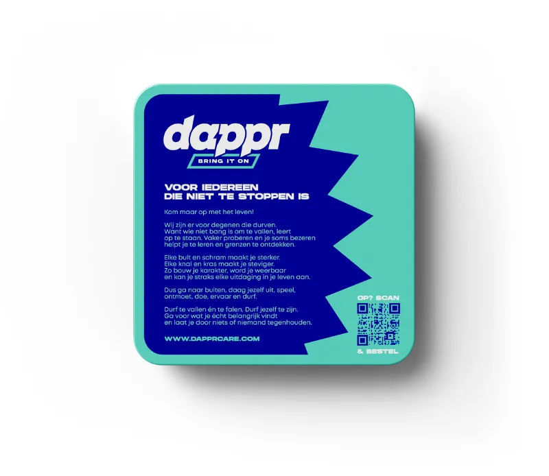 Dappr Sensitive Pleisters Dino (30 stuks)