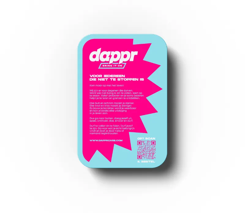 Dappr Sensitive Pleisters Tie Dye (21 stuks)