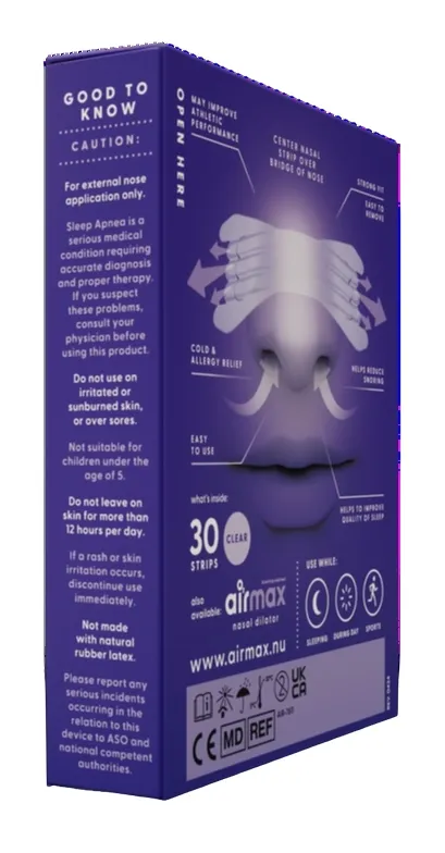 Airmax Nasal Strip Clear (30 stuks) - image 3