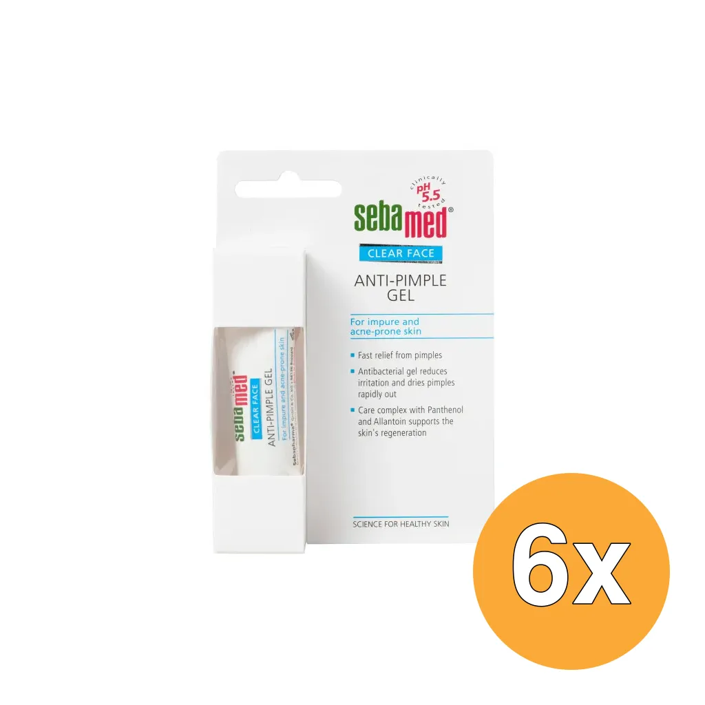 6x Sebamed Anti-Pimple Gel (10 ml)