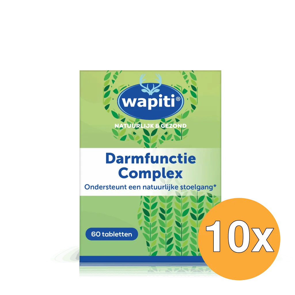 10x Wapiti Darmfunctie Complex (60 tabletten)