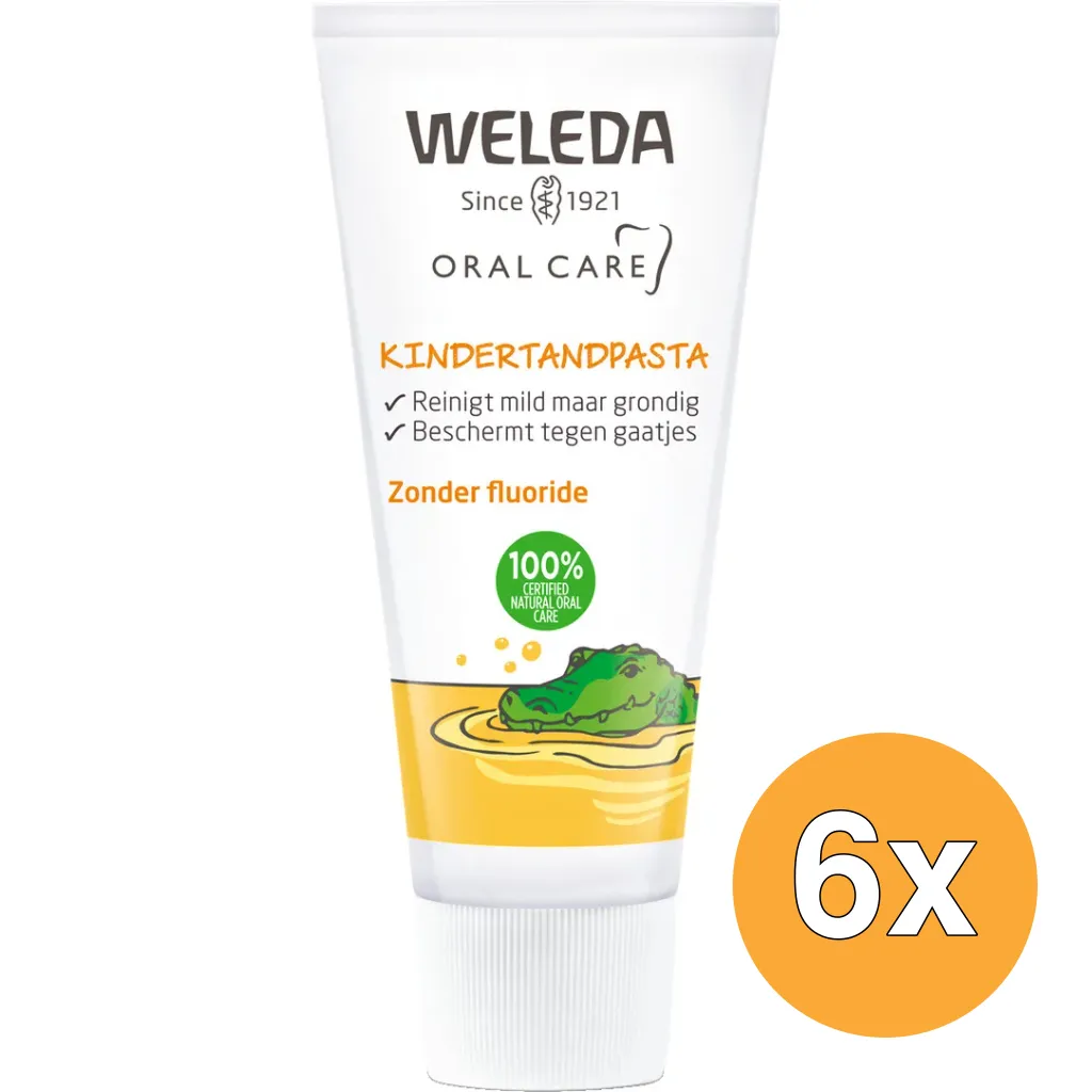 6x WELEDA Kindertandpasta (50 ml)