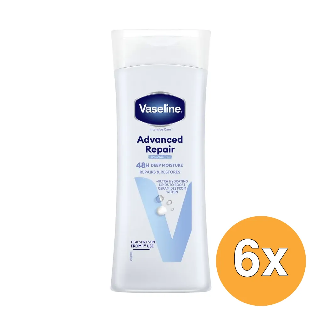 6x Vaseline Bodylotion advanced repair (400 ml)