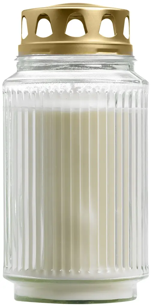 Bolsius Lantaarnglas Met Deksel Wit (1 stuk)