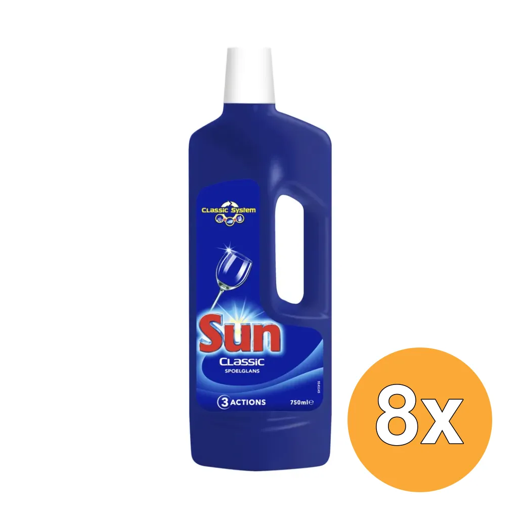 8x Sun Spoelglans Normaal (750 ml)