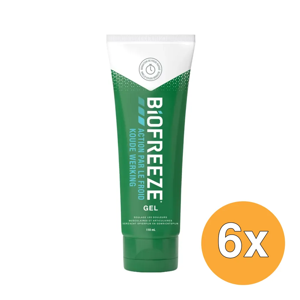 6x Biofreeze Tube (118 ml)