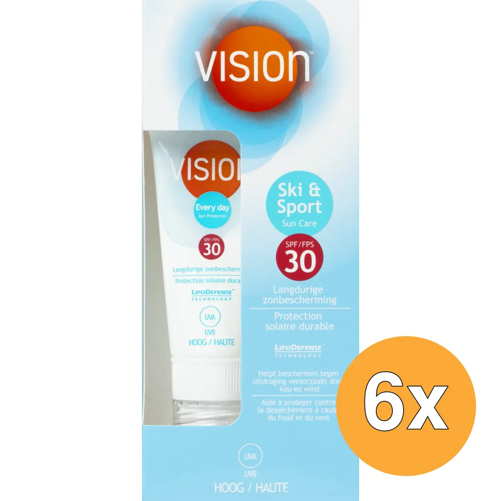 6x Vision Sport Sun Care Spf30 (20 ml)