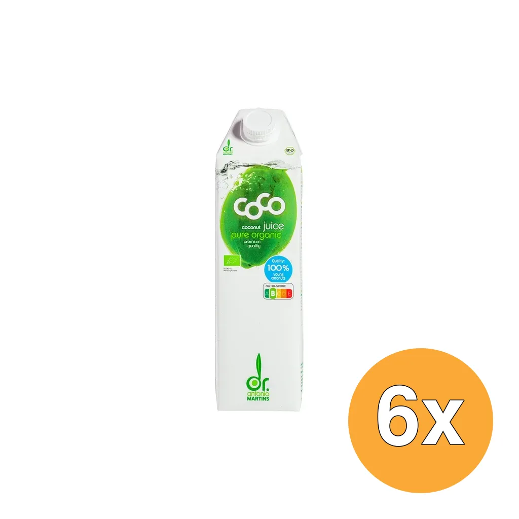 6x Dr. Antonio Martins Cocojuice (1000 ml)