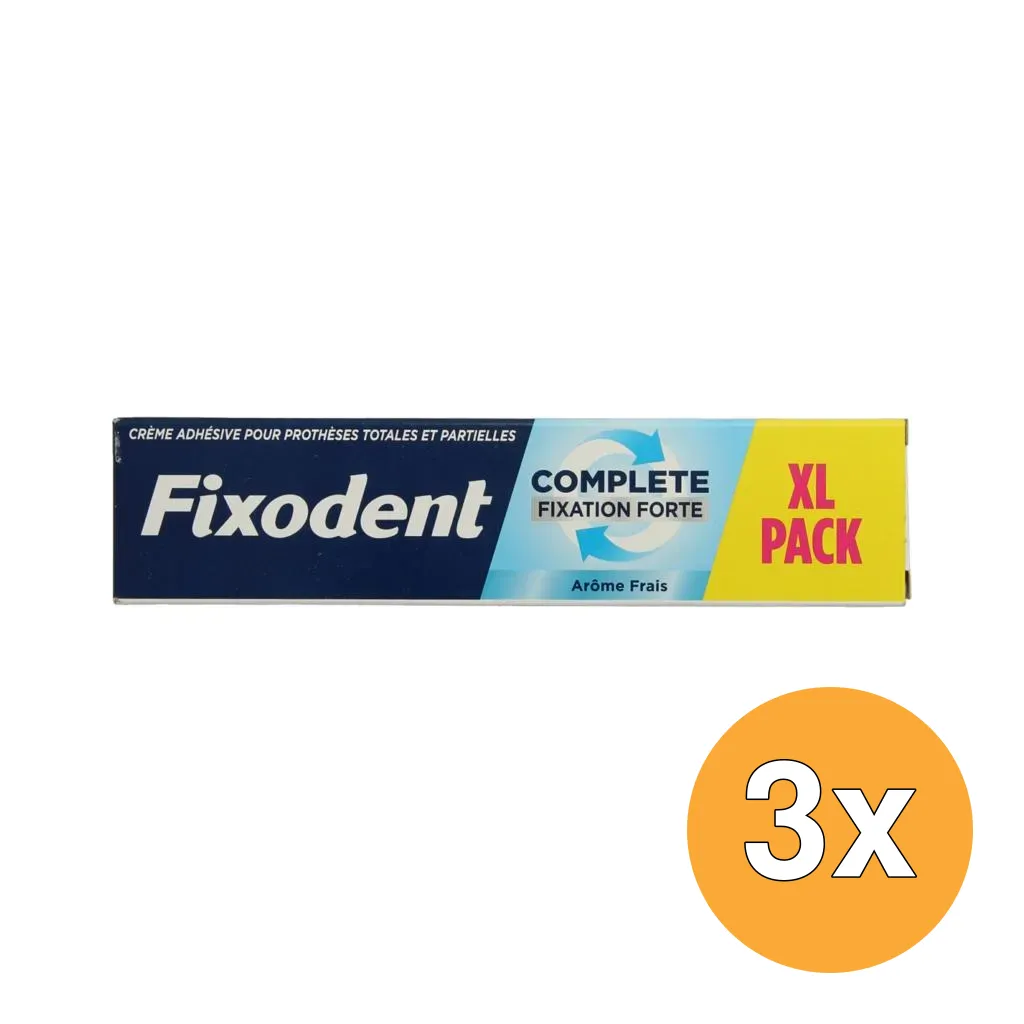 3x Fixodent Kleefpasta Complete Original/Fresh (70 gr)