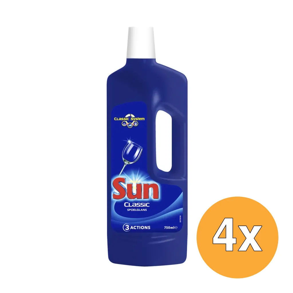 4x Sun Spoelglans Normaal (750 ml)