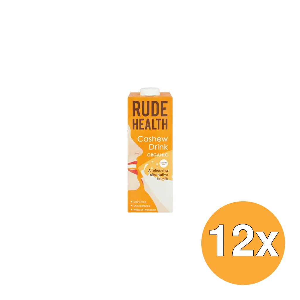 12x Rude Health Cashewnootdrank Bio (1000 ml)