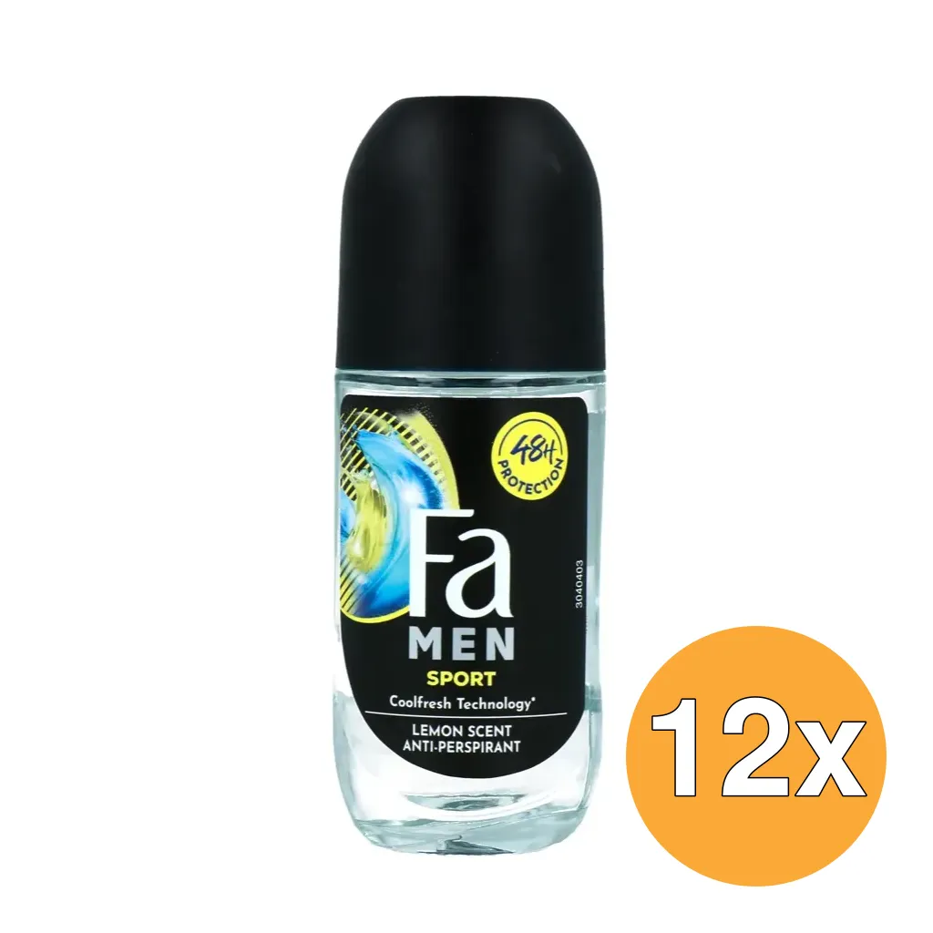 12x Fa Deoroller Sport Men (50 ml)