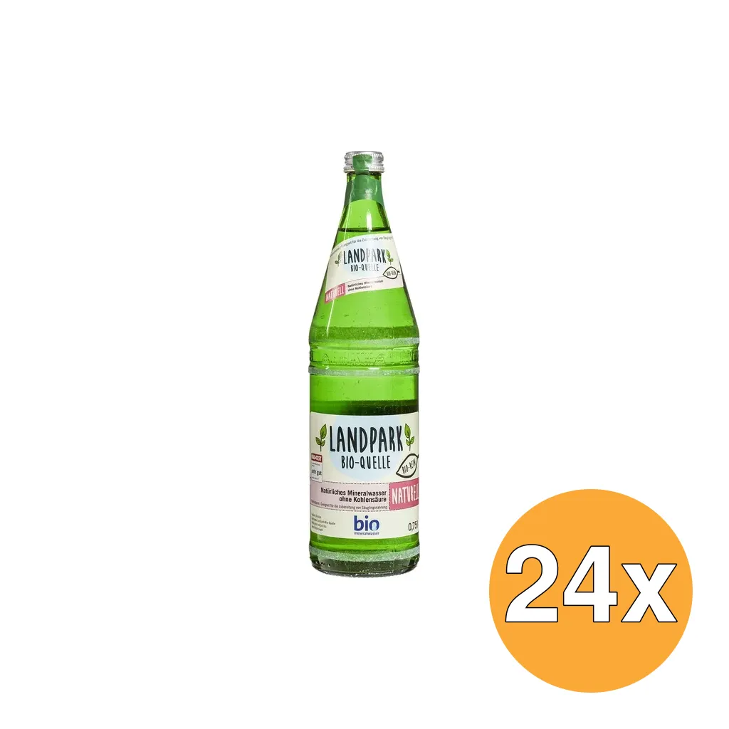24x Landpark Bio-quelle Mineraalwater (750 ml)