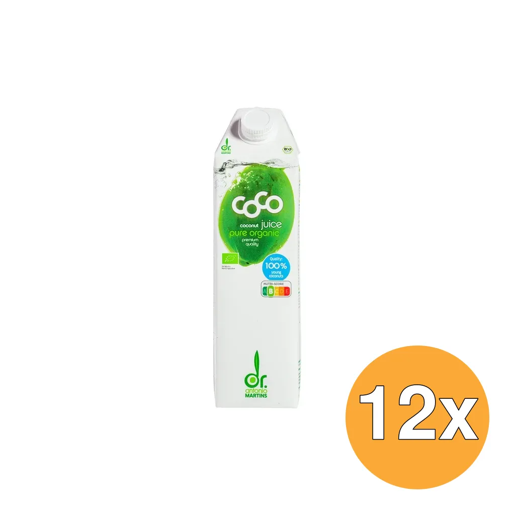 12x Dr. Antonio Martins Cocojuice (1000 ml)