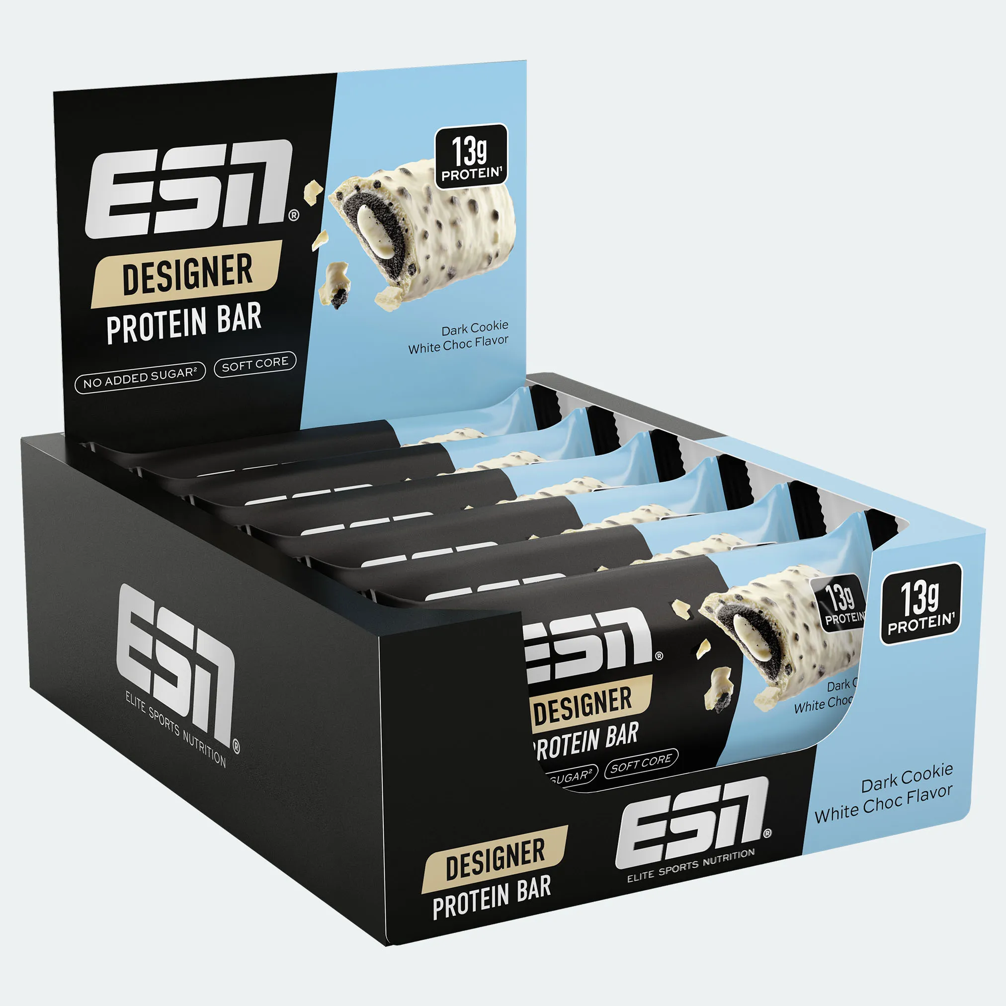 ESN Designer Protein Bar Dark Cookie White Chocolate (12 x 45 gr)