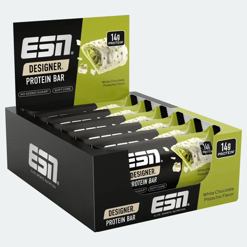 ESN Designer Protein Bar/White Chocolate Pistaccio (12 x 45 gr)