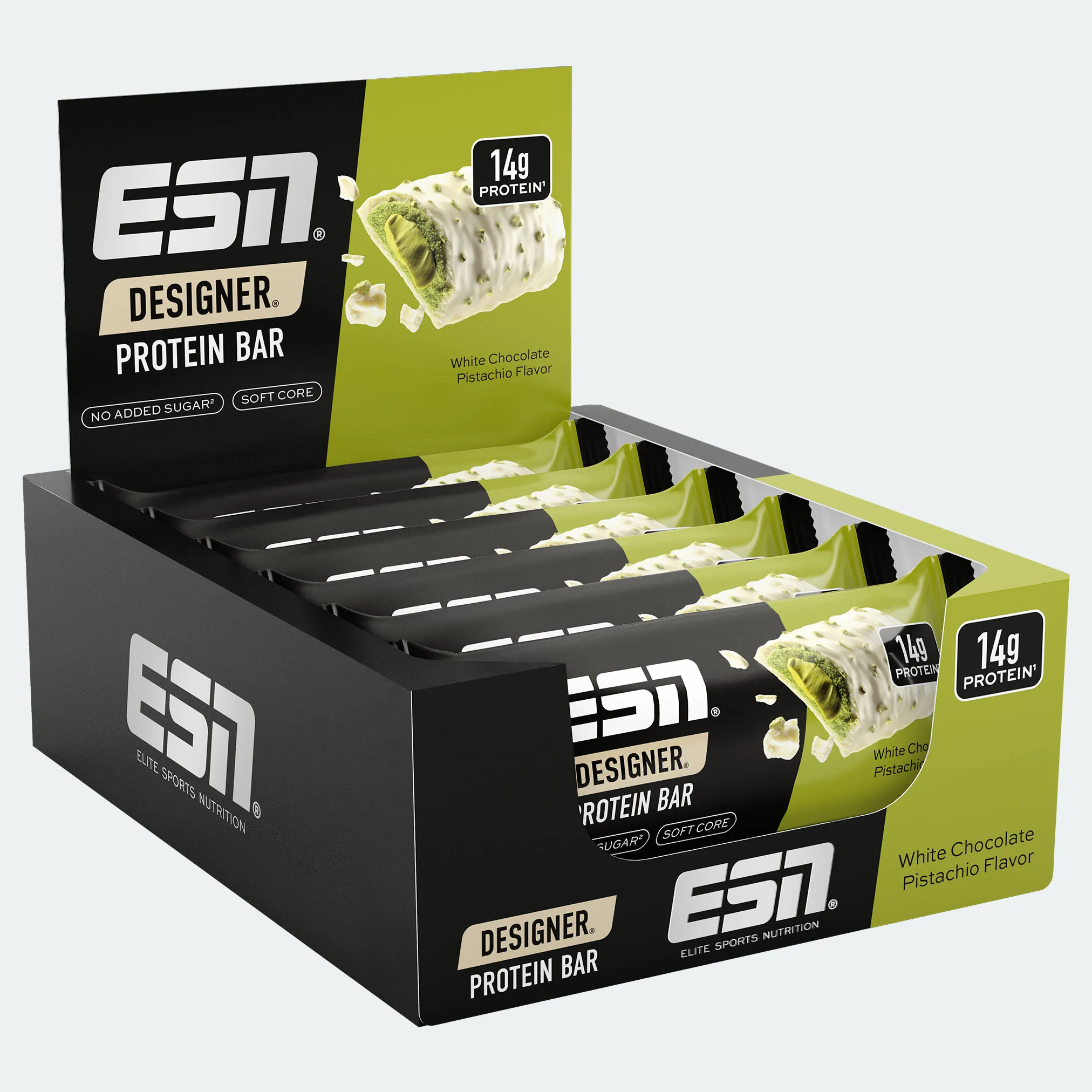 ESN Designer Protein Bar/White Chocolate Pistaccio (12 x 45 gr)