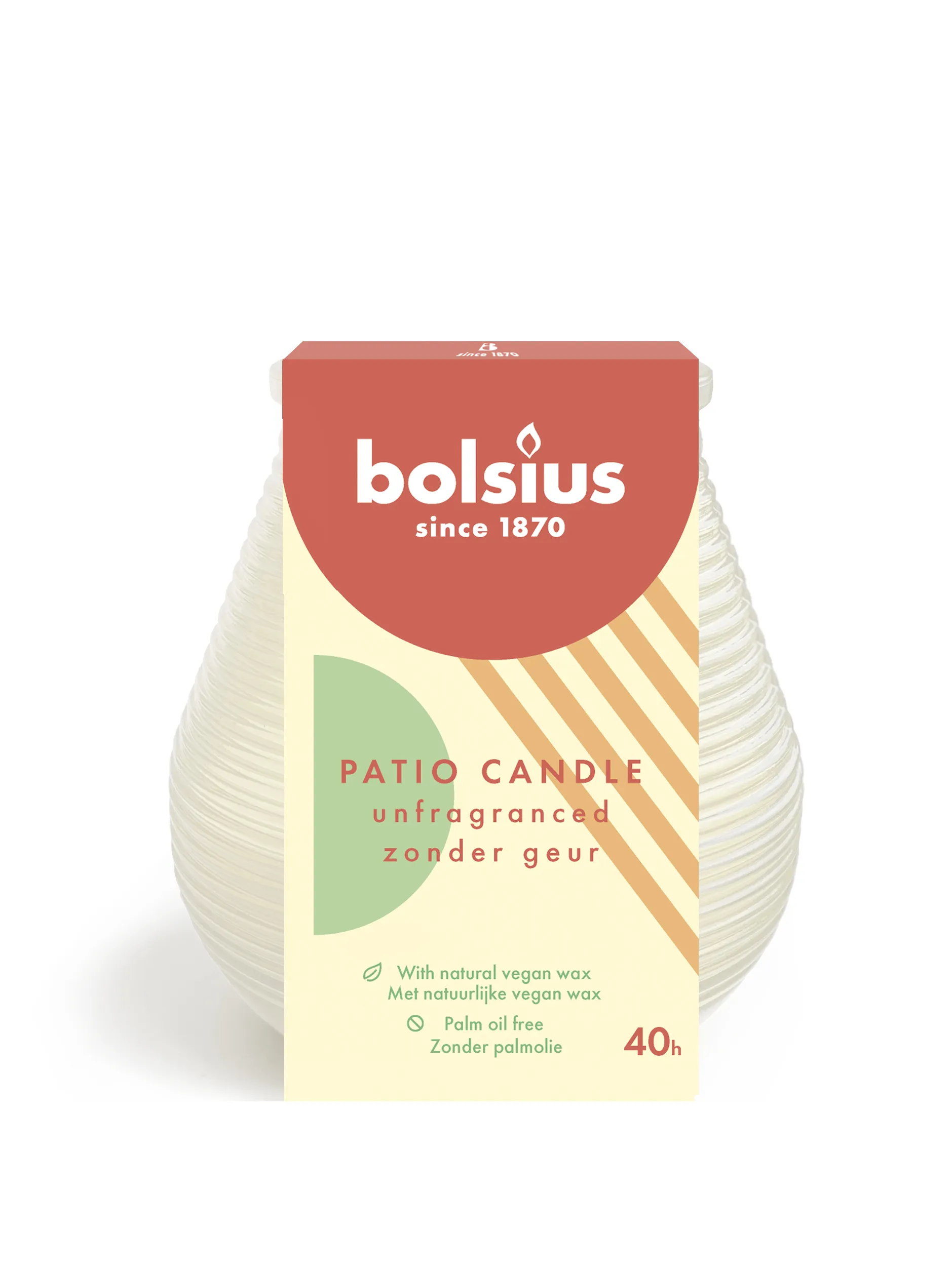 Bolsius Patiolight 94/91 White (1 stuk)