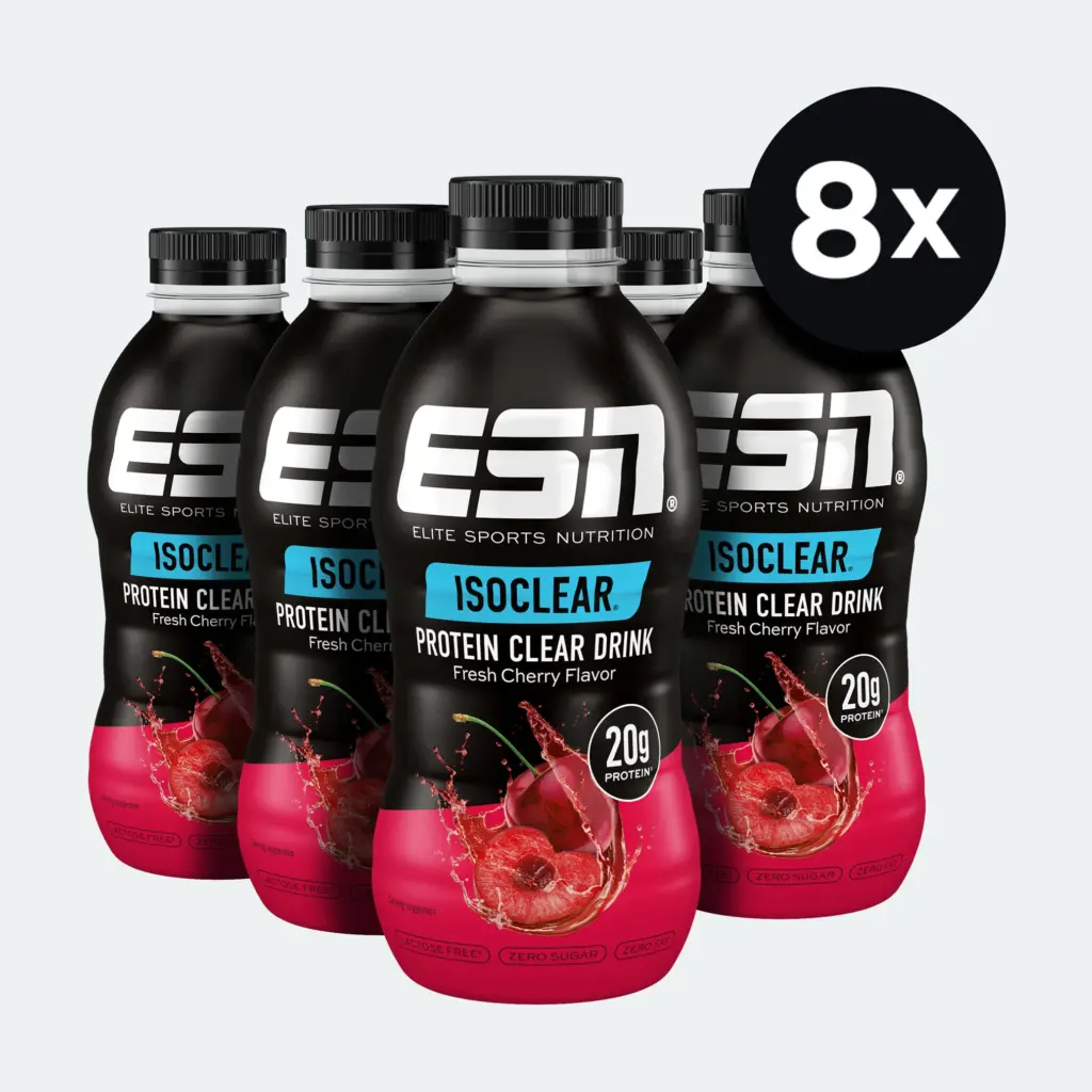 ESN Isoclear Protein Clear Drink Fresh Cherry (8x500 ml)