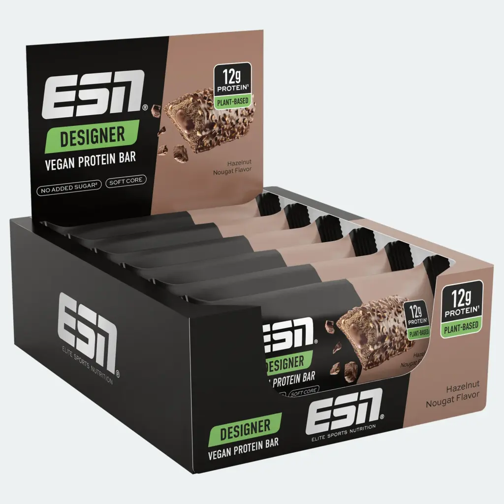 ESN Vegan bar Hazelnut Nougat (12 x 55 gr)