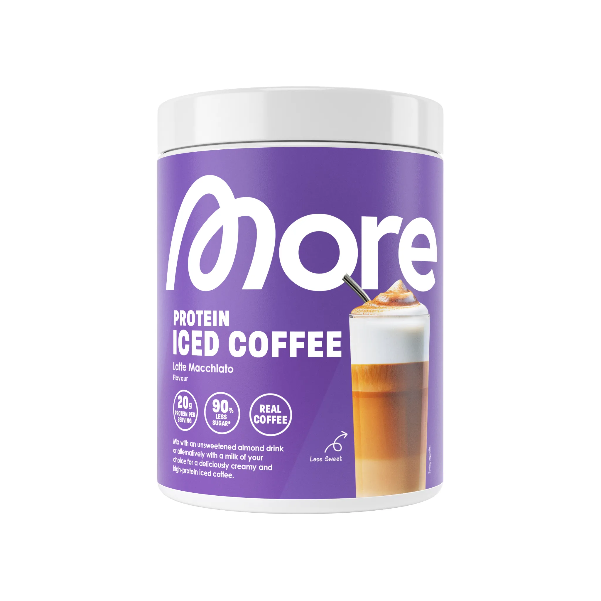 MORE Protein Iced Coffee Latte Macchiato (500 gr)