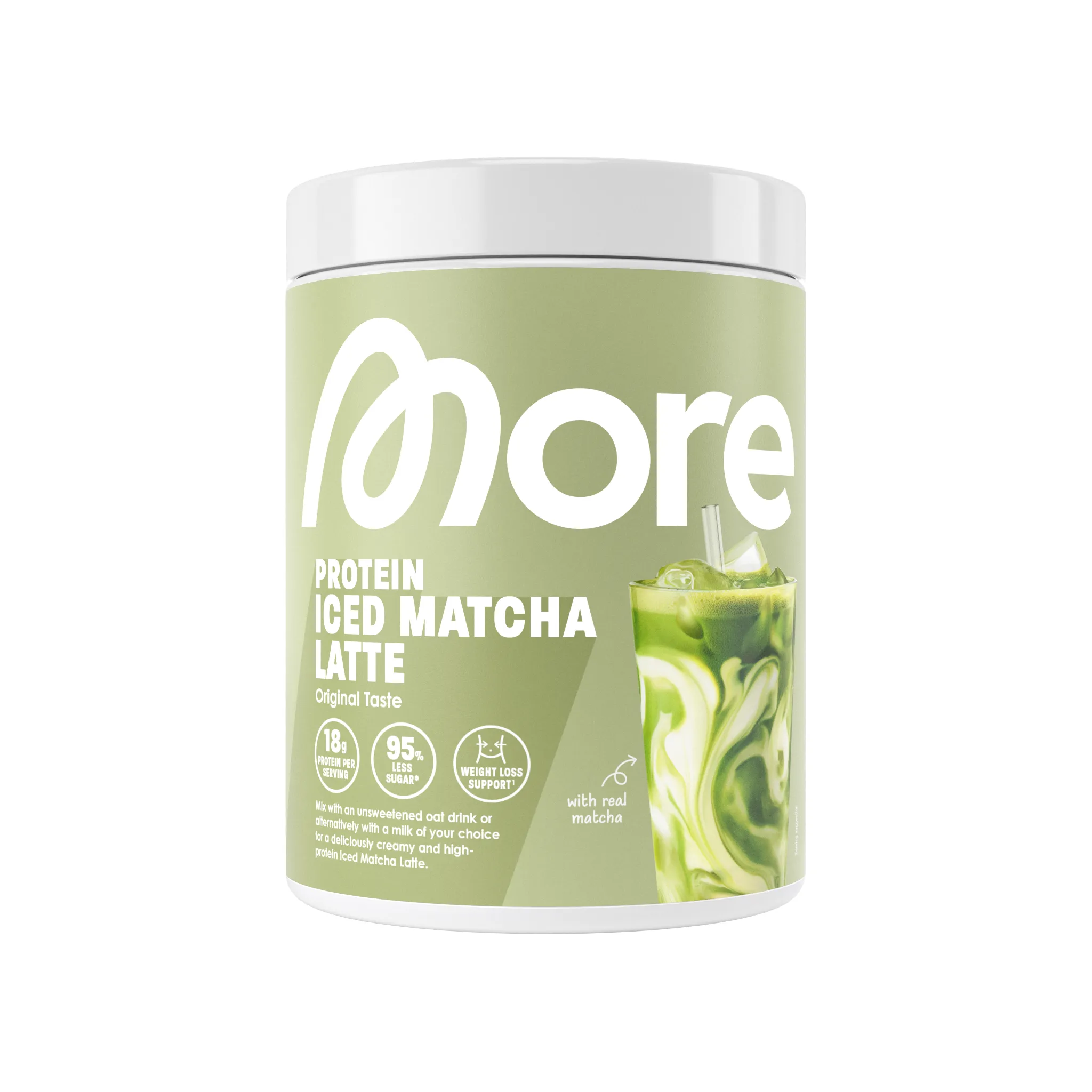 MORE Protein Iced Coffee Matcha (300 gr)