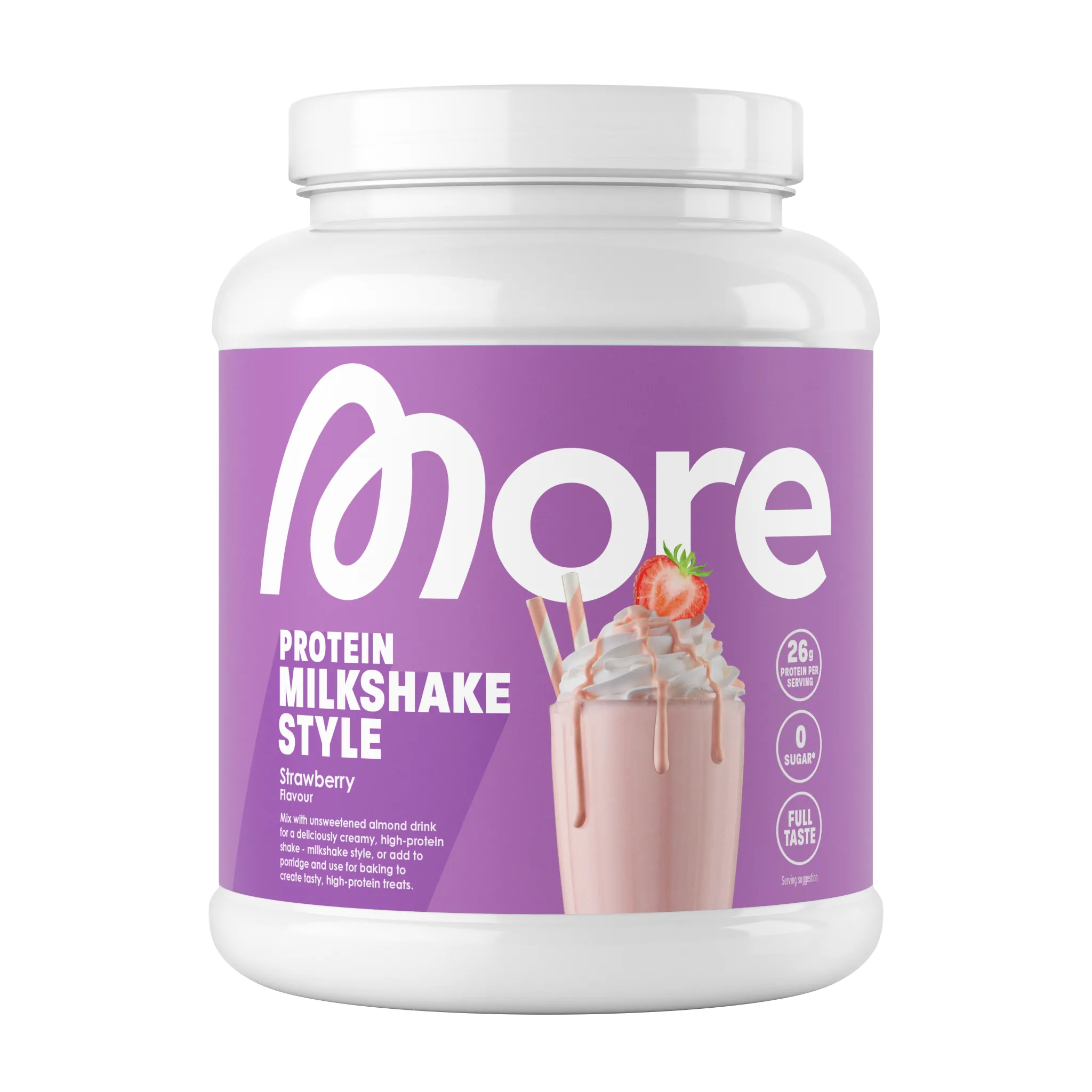 MORE Total Protein Strawberry Milkshake (600 gr)