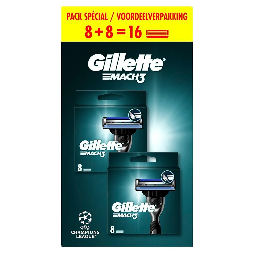 Gillette Mach3 Blades (16 stuks)
