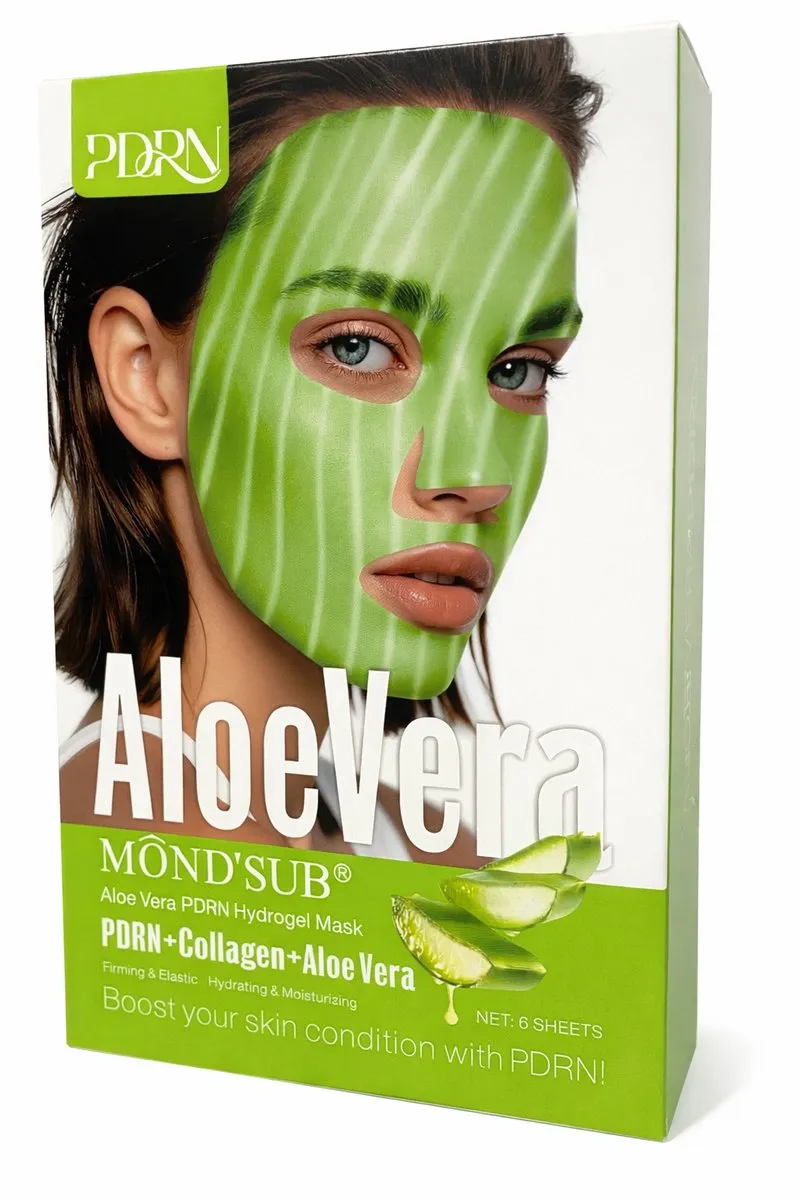 MOND’SUB Aloe Vera PDRN Hydrogel Masker (6 stuks)