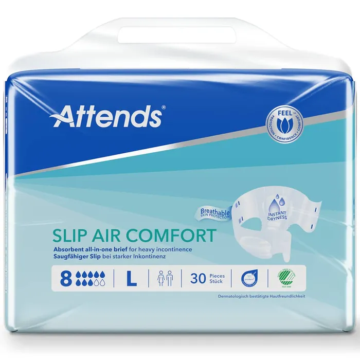 Attends Slip Air Comfort 8 Large (30 stuks)