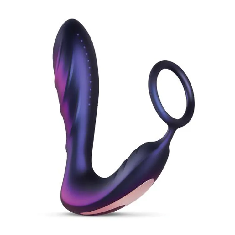 Hueman Black Hole Anal Vibrator With Cockring (1 stuk)