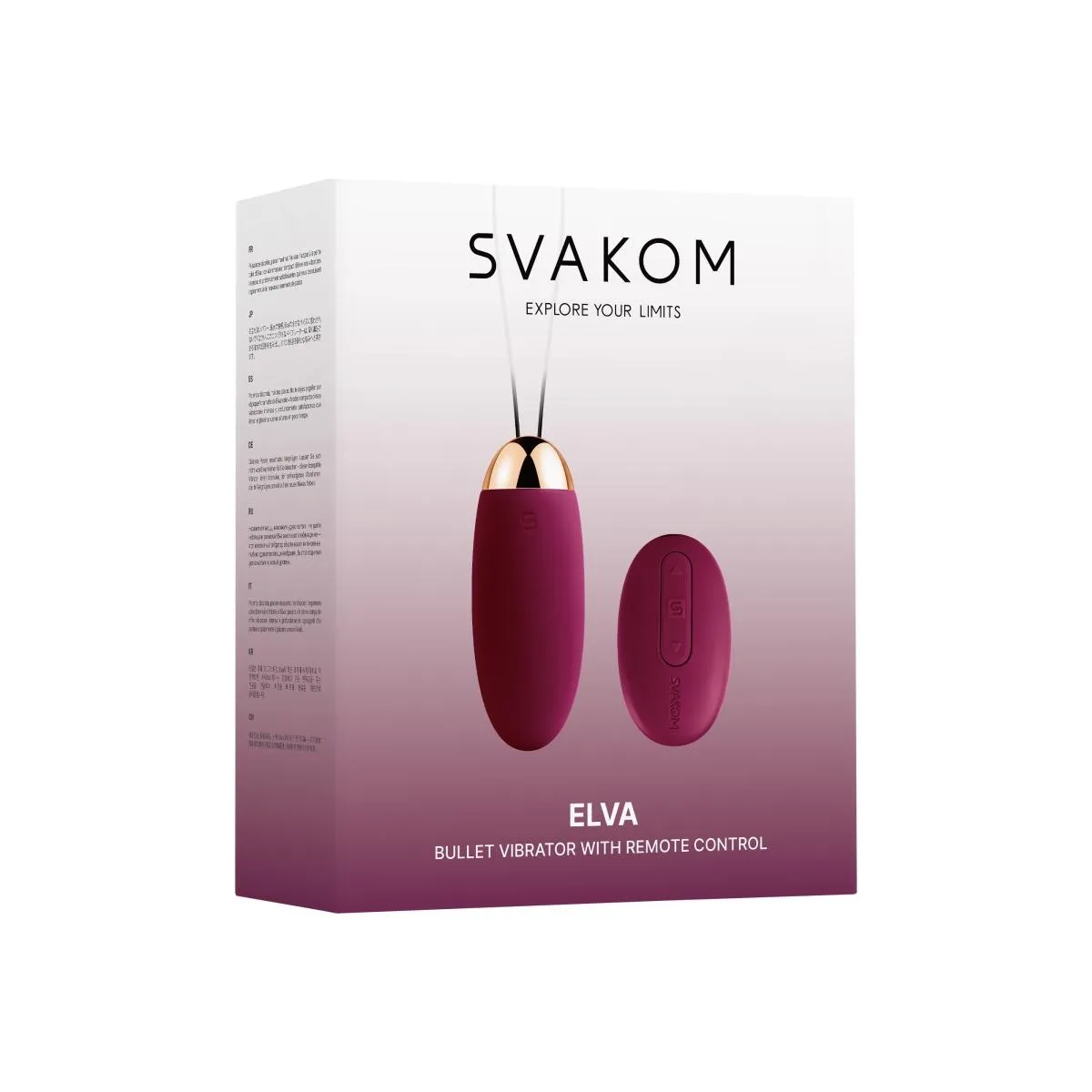 SVAKOM Elva Vibrating Egg with Remote Control Violet (1 stuk)