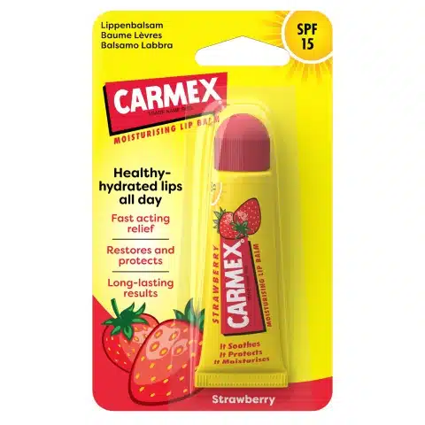 Carmex Lipbalm Strawberry Tube (10 gr)