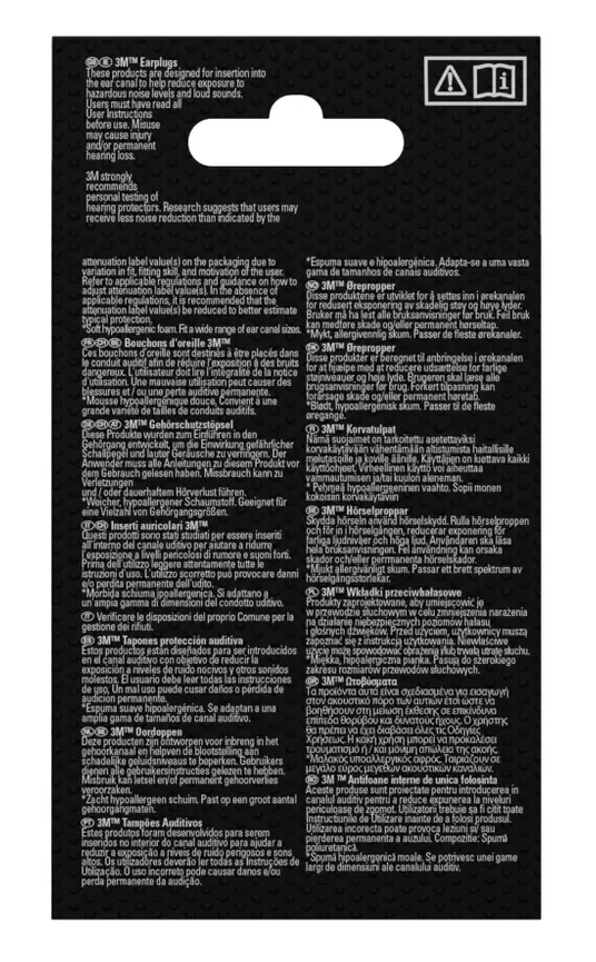 3m Foam Oordoppen (4 paar)