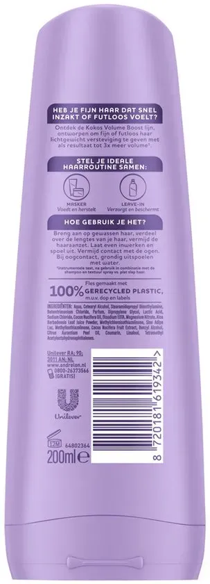 Andrelon Conditioner Kokos Boost Volume (200 ml)