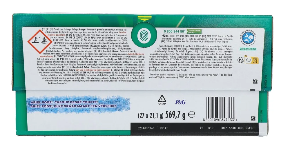 Ariel 3-in-1 Pods Colour (27 stuks)