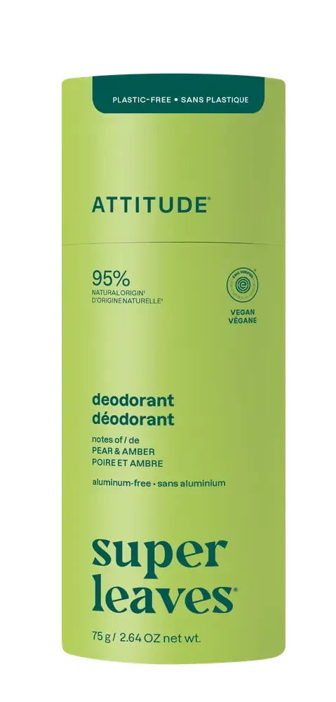 Attitude Super Leaves Deodorant Pear & Amber (85 gr)