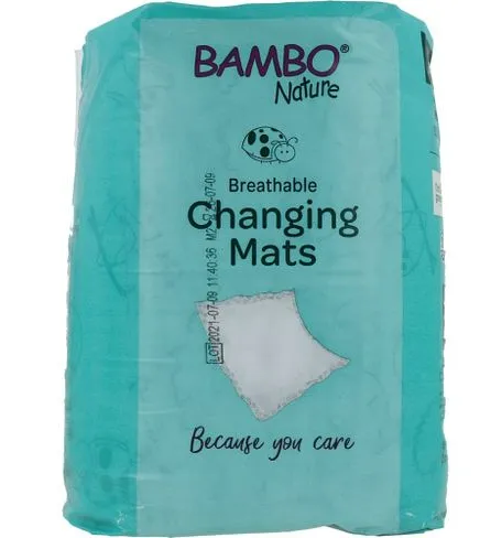 Bambo Nature Verschoonmatjes 60x60 (10 stuks) - image 3