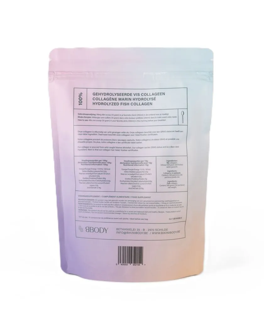 Bbody Tipeptide Collageen Poeder (300 gr)