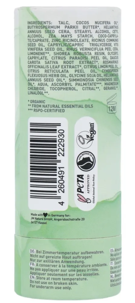 Ben & Anna Lemon & Lime Sensitive Deo Stick (40 gr)