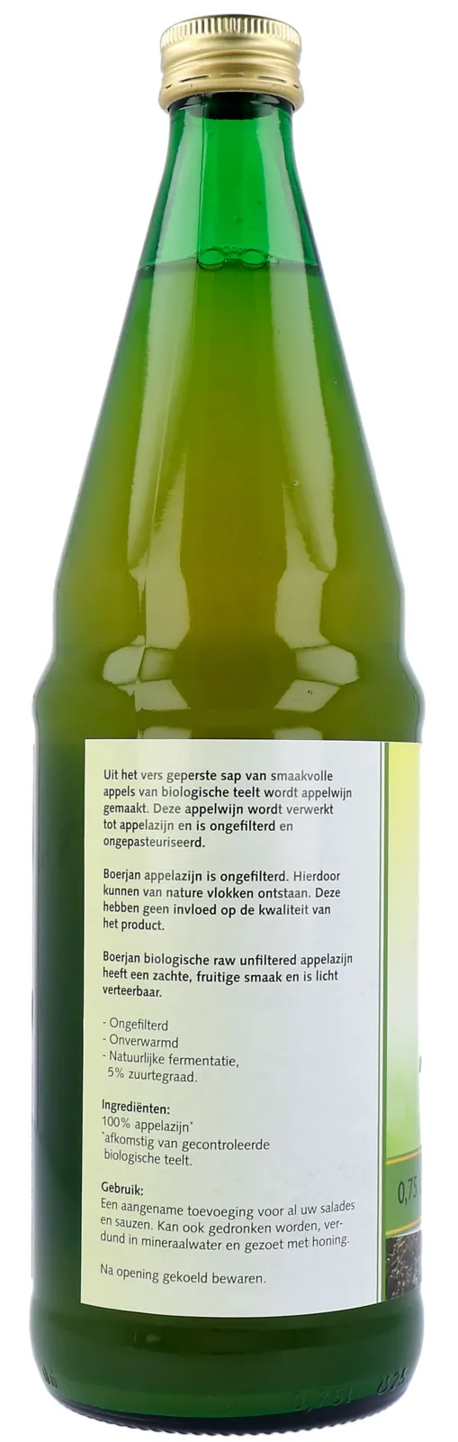 Boerjan Appelazijn Bio (750 ml) - image 2