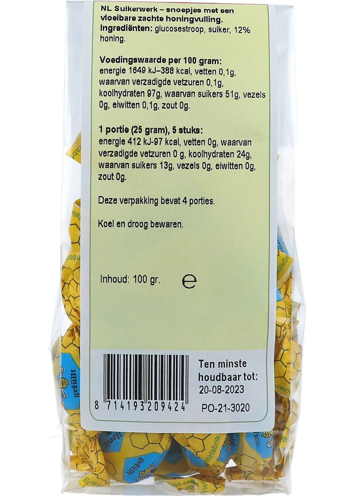 Boerjan Honing Bonbon (100 gr)