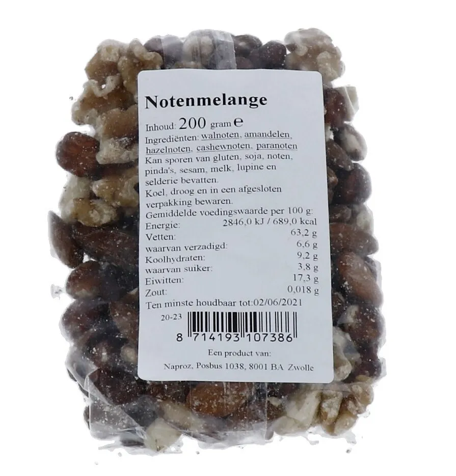 Boerjan Notenmelange (200 gr)
