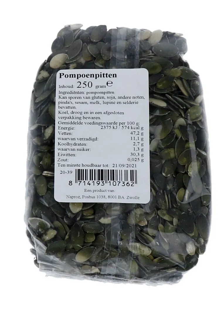 Boerjan Pompoenpitten (250 gr)