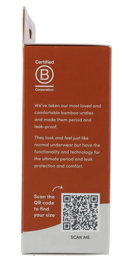 Boody Menstruatieondergoed Bikinislip Zwart Normaal/hevig Maat L (1 stuk) - image 6