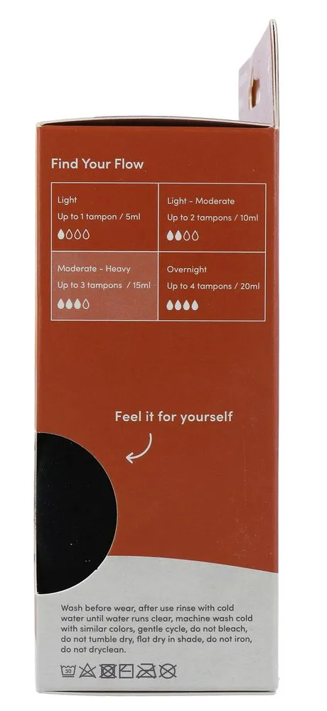 Boody Menstruatieondergoed Bikinislip Zwart Normaal/hevig Maat L (1 stuk) - image 7