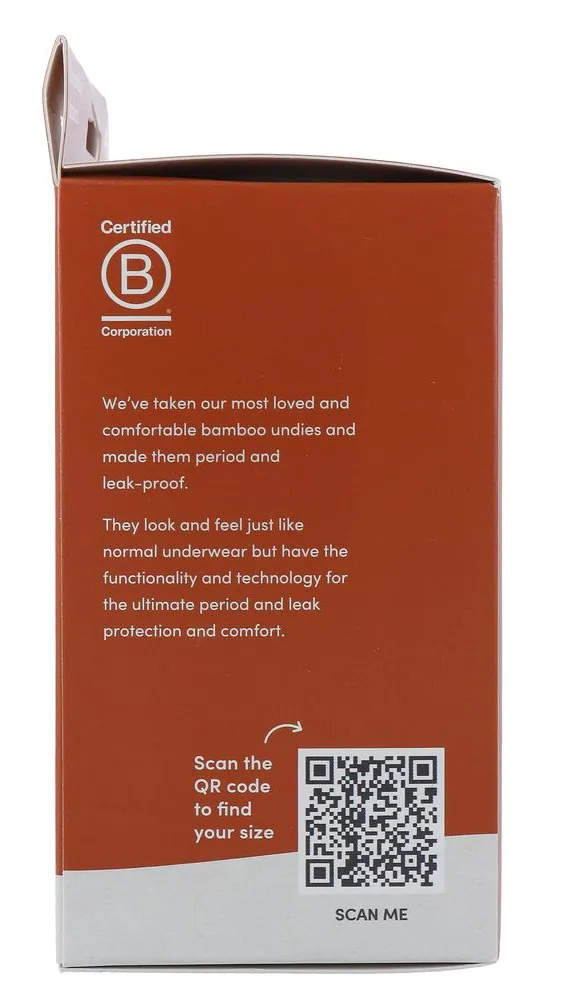 Boody Menstruatieondergoed Tailleslip Zwart Normaal/hevig Maat S (1 stuk) - image 8