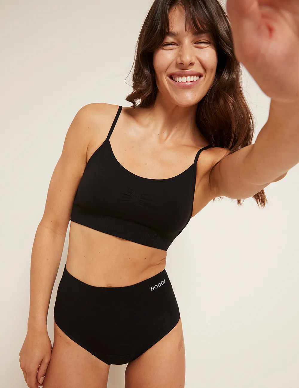 Boody Menstruatieondergoed Tailleslip Zwart Normaal/hevig Maat Xs (1 stuk) - image 4